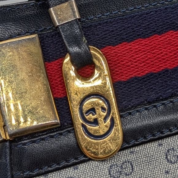 Gucci Vintage Ophidia 1970/80 mini GG canvas & leather shoulder bag - Picture 9 of 15